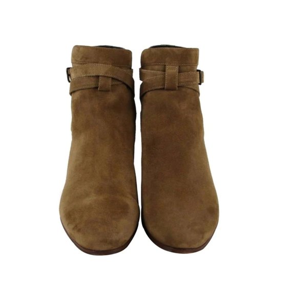 Saint Laurent “Blake Jodhpur” brown/tan Suede leather Booties EU 7 (Fits US 6.5) - Picture 3 of 5